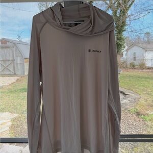 Leupold Light Gray Long Sleeve Hoodie